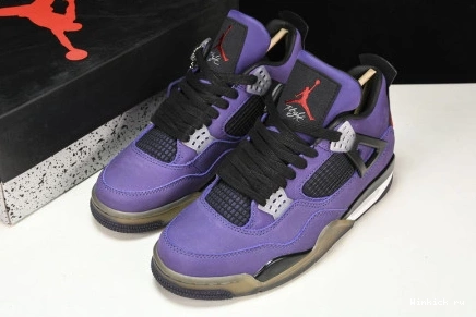 Jordan Travis Scott 4 Purple Retro x 1111